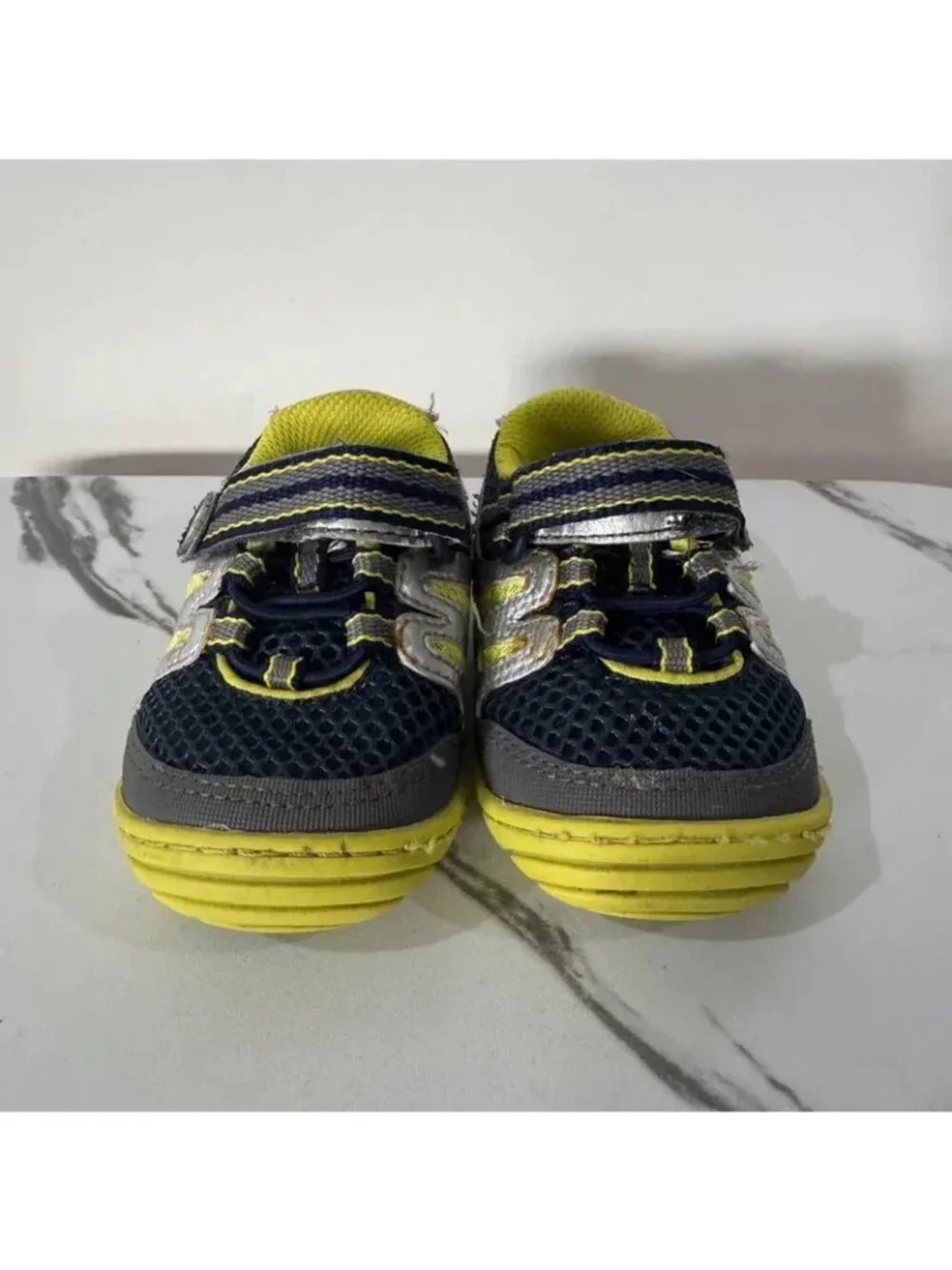 Stride Rite Surprize Navy Blue & Green Aston Sneakers 4